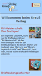 Mobile Screenshot of kraussverlag.de